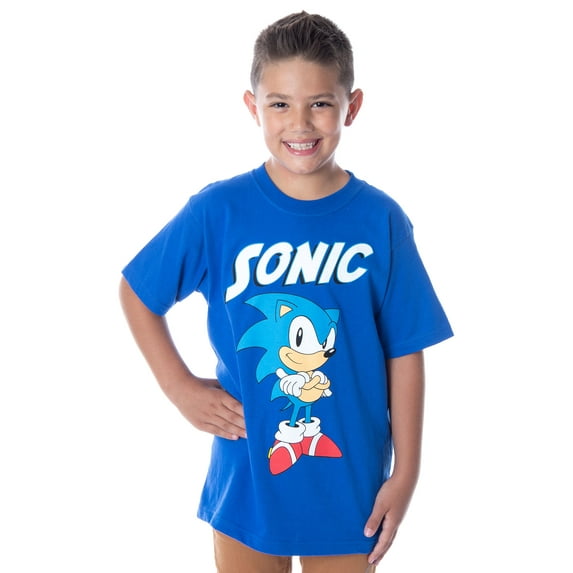 Sonic The Hedgehog Boy's Sonic Folded Arms Stance T-shirt
