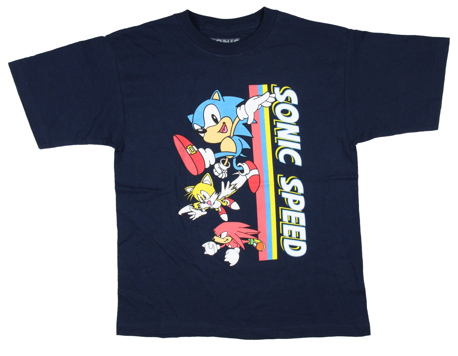 Sonic The Hedgehog Boy's Sonic Speed Stripe T-shirt, 10/12 - Walmart.com