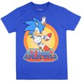 thumbnail image 1 of Sonic The Hedgehog Boy's Supersonic Gaming Film Icon Graphic Print T-Shirt, S, 1 of 3