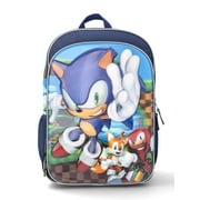 Sonic The Hedgehog Boys 17" Let's Roll Backpack, Blue