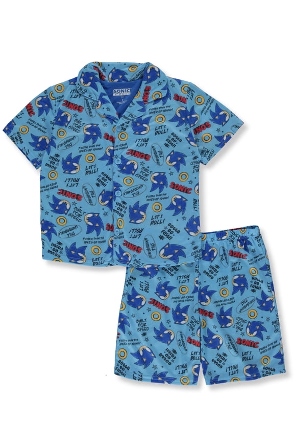 Gotta Go Fast Boy's Pajama Set-Size 10