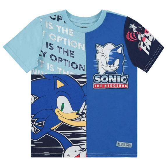Sonic The Hedgehog Boys Short Sleeve T-Shirt - Little and Big Boy Sizes 4-20