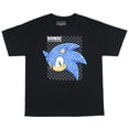 thumbnail image 1 of Sonic The Hedgehog Boys' Supersonic Speedster Checked Character T-Shirt, 1 of 5