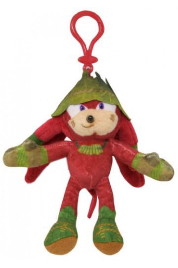 Sonic The Hedgehog Clip On Knuckles Plush
