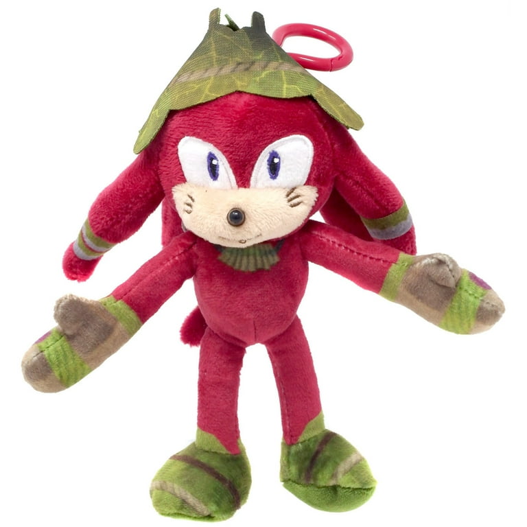 Sonic The Hedgehog Clip On Knuckles Plush