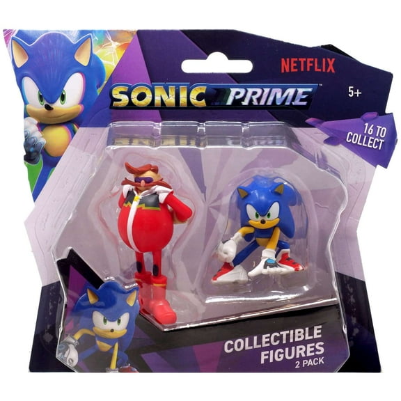 Sonic The Hedgehog Collectible Figures Dr. Eggman & Sonic Mini Figure 2-Pack