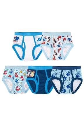 Cotton Brief Character Underwear, 5-Pack, 8