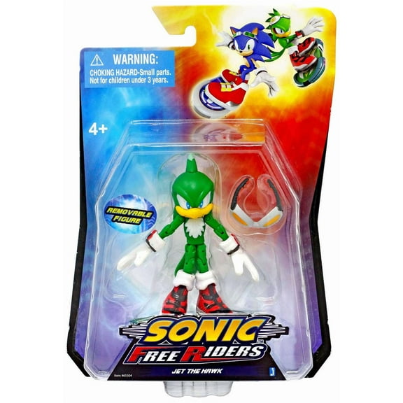Sonic The Hedgehog Free Riders Jet The Hawk 3.5 Action Figure