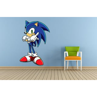 Stickers Muraux 100 Pièces Sonic The Hedgehog Autocollants