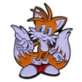 thumbnail image 1 of Sonic The Hedgehog Game Tails Character Figure 1.25 Inches Tall Enamel Metal Pin, 1 of 1