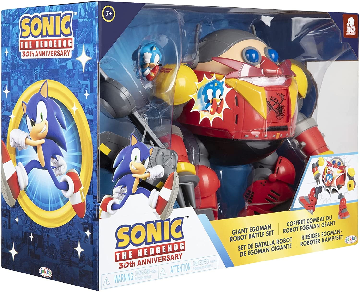 SONIC THE HEDGEHOG ACTION FIGURE Sonic 30th ANNIVERSARY