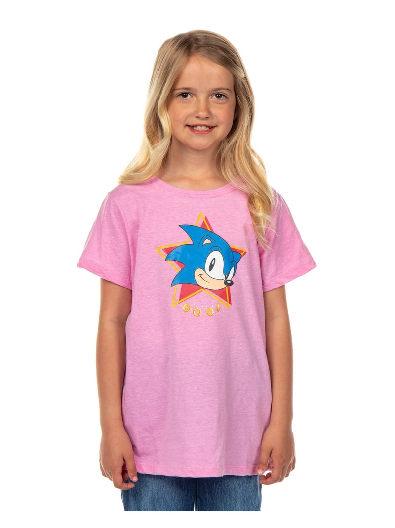 Sonic The Hedgehog Girls' Classic Sonic Face Kids Video Game