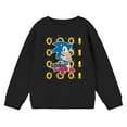 thumbnail image 1 of Sonic The Hedgehog Golden Rings Boy's Black Long Sleeve Shirt-Medium, 1 of 4