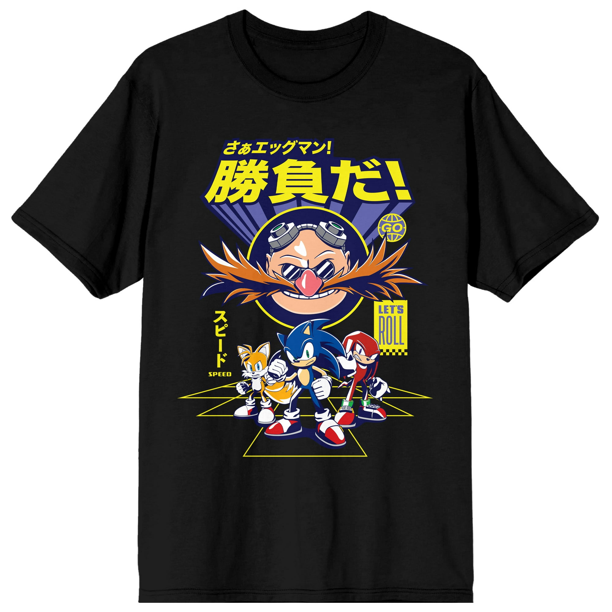 Sonic The Hedgehog Group Art Men's - Walmart.com