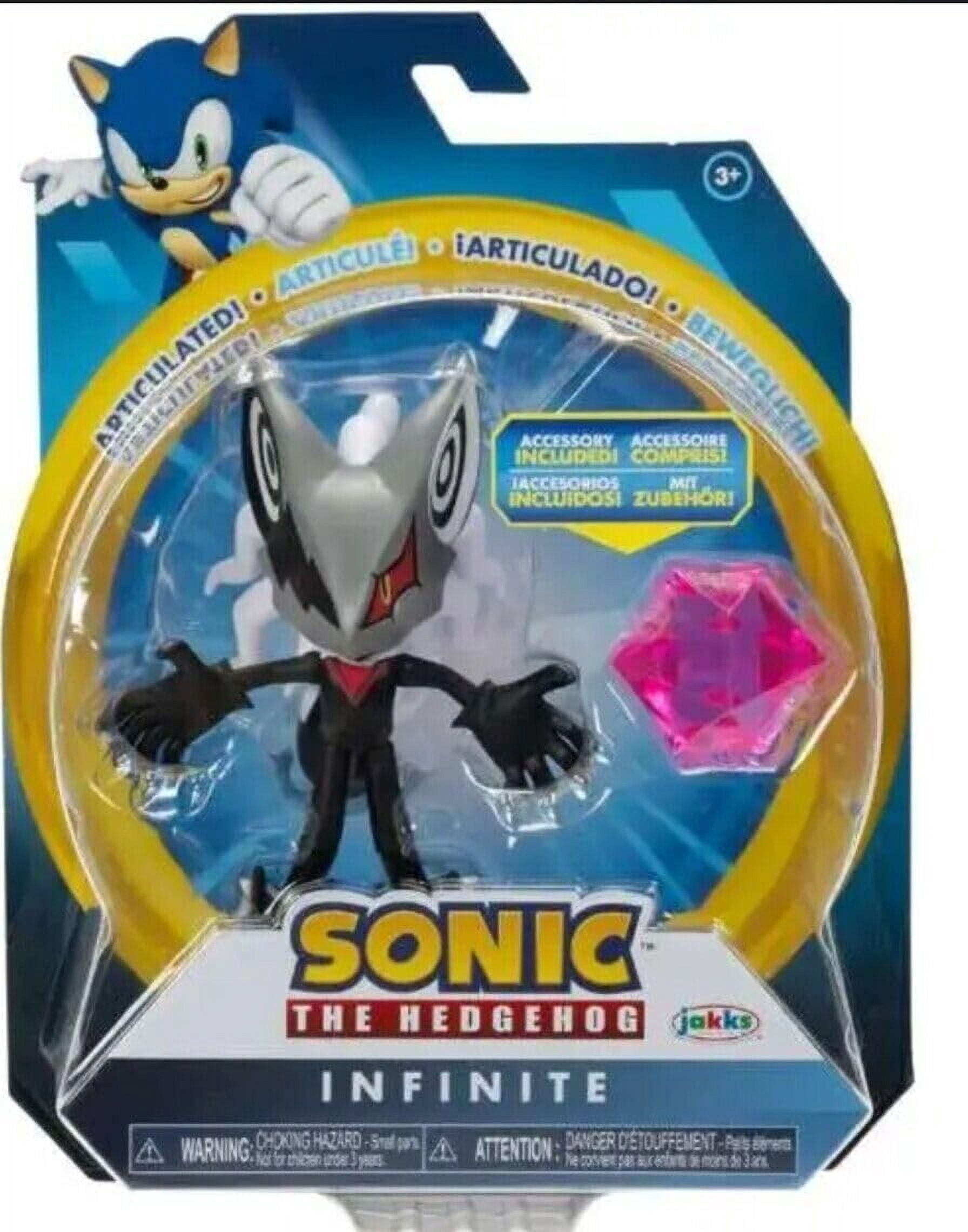 Sonic the Hedgehog Infinite フィギュア Sonic, Infinite 4 Inch Action Figure, Phantom Ruby Collectible Toy