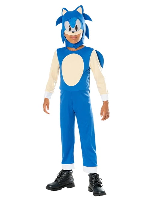 Sonic The Hedgehog Kids/Boys Fancy Dress Video Game Costume Child