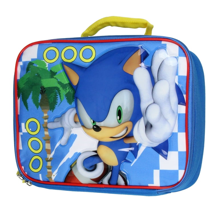 Sonic The Hedgehog Lunch Bag Set (Bag, Water Bottle, Snack Pot)