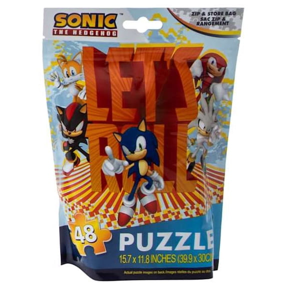 Sonic The Hedgehog Let's Roll Puzzle