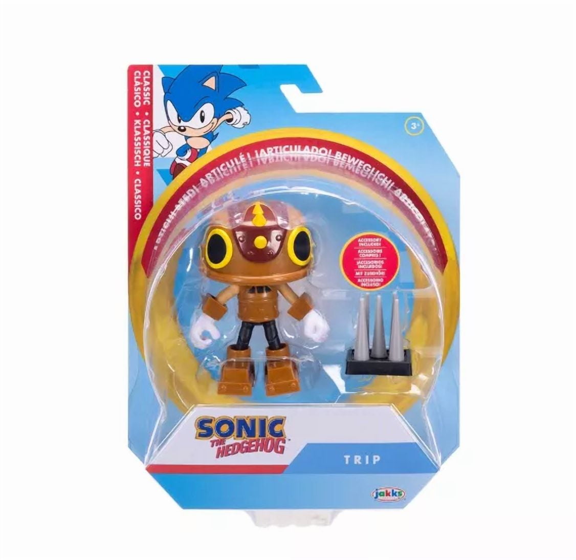 Sonic The Hedgehog Classic Trip Action Figure - Walmart.com