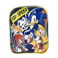 thumbnail image 1 of Sonic The Hedgehog Mini Toddler Backpack 11" Top Speed Tails Knuckle Blue, 1 of 4