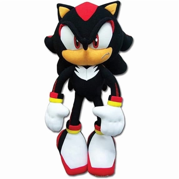 Sonic The Hedgehog New_8967 Great Eastern GE-8967 - Shadow Plush, 12", Multicolor