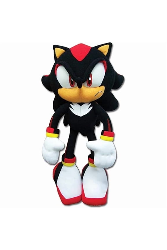 Sonic The Hedgehog New_8967 Great Eastern GE-8967 - Shadow Plush, 12", Multicolor