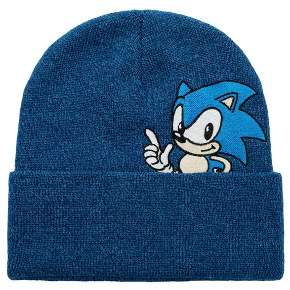 Sonic The Hedgehog Peekaboo Design Knit Beanie
