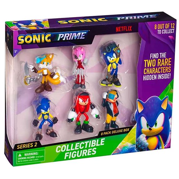 Sonic The Hedgehog Prime Series 2 Collectible Figures Mini Figure 8-Pack