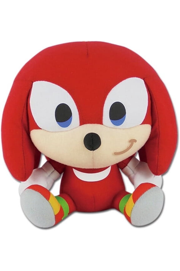 Sonic The Hedgehog SD Knuckles Sitting 7 Inch Plush, Great Eastern, Gifts