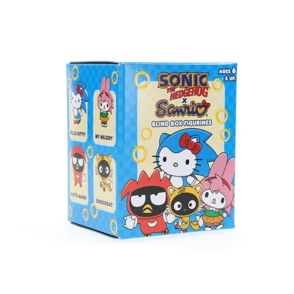 Sonic The Hedgehog Sanrio Collectible Mini Figure, Multicolor, 6 Years & Up, 0.15 lb