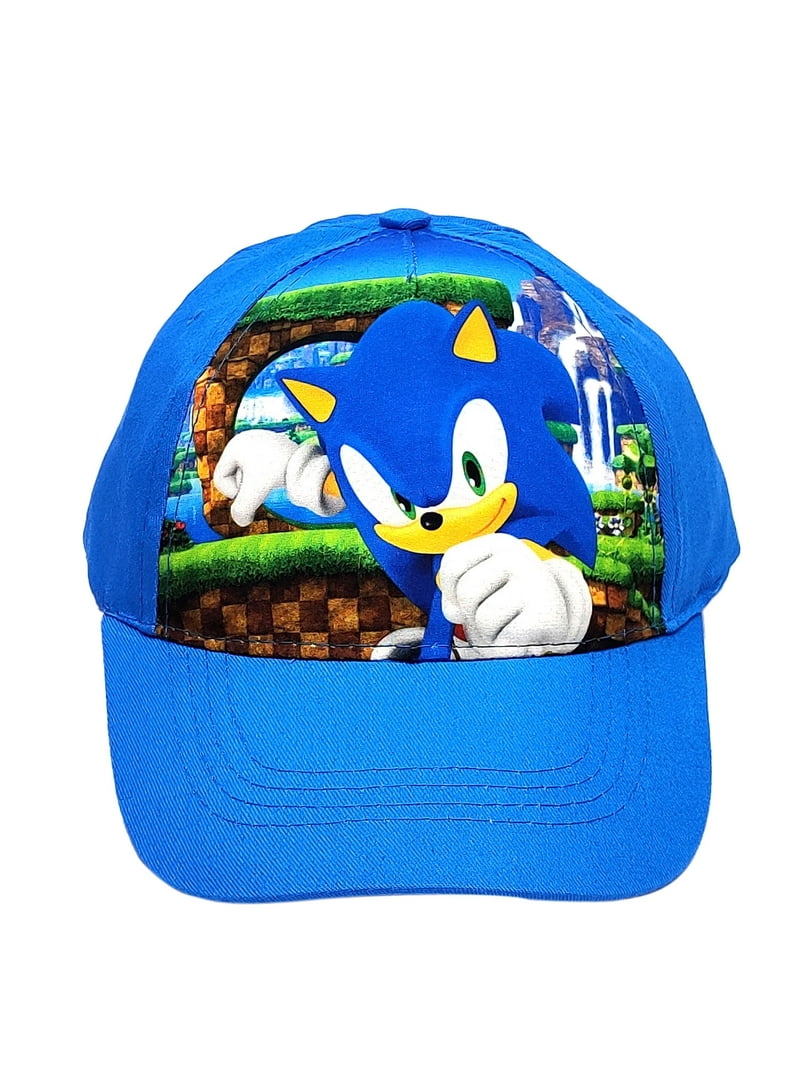 Sega Sonic The Hedgehog Youth Kids Baseball Cap, Adjustable