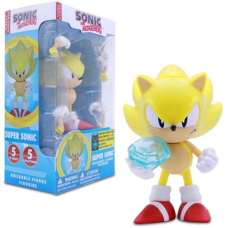 Sonic The Hedgehog Series 2 Super Sonic Buildable Figure (Classic)