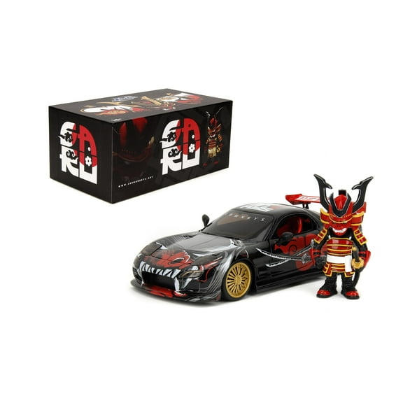 Jada Toys - 1:24 Lab Monkeys - Hollywood Rides - '93 Mazda Rx-7 with Saru Figure (Closed Box)