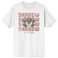 thumbnail image 1 of Sonic The Hedgehog Shadow Head Ultimate Power Adult White Crew Neck Short Sleeve T-shirt-XXL, 1 of 5