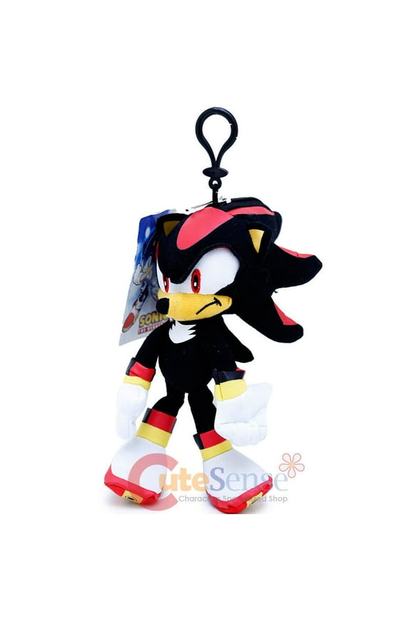 Shadow Plush Doll Key Chain Coin Bag Clip On 8" Soft Plush