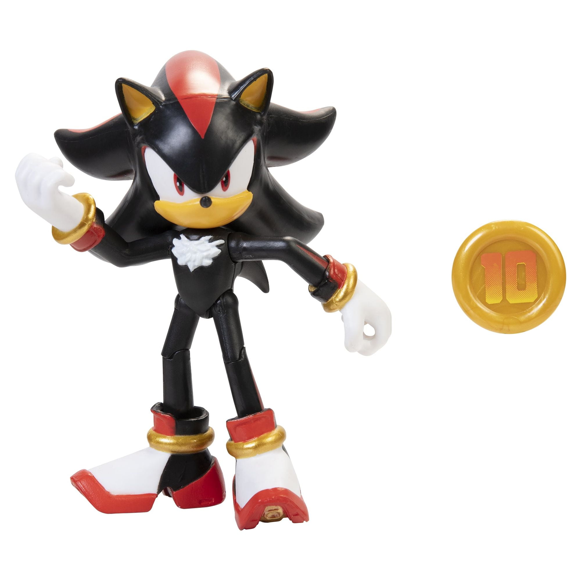Sonic The Hedgehog - Shadow with Super Ring - 4 Inch Action Figure -  Walmart.com