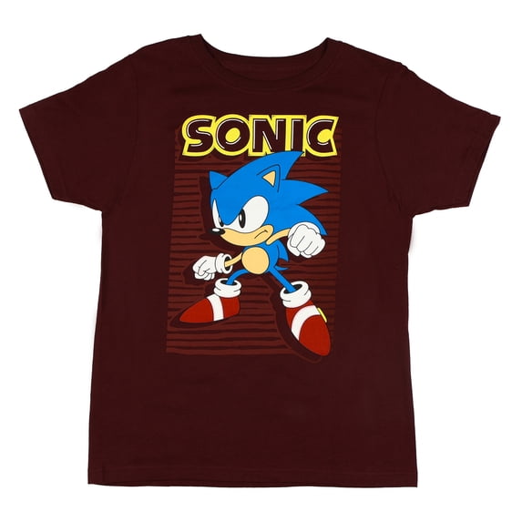 Sonic The Hedgehog Shirt Boy's Video Game Character Short Sleeve Tee