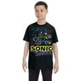 thumbnail image 1 of Sonic The Hedgehog Shirt For Boys Glow-In-The-Dark Neon Graphic Youth Video Game T-shirt, 1 of 4