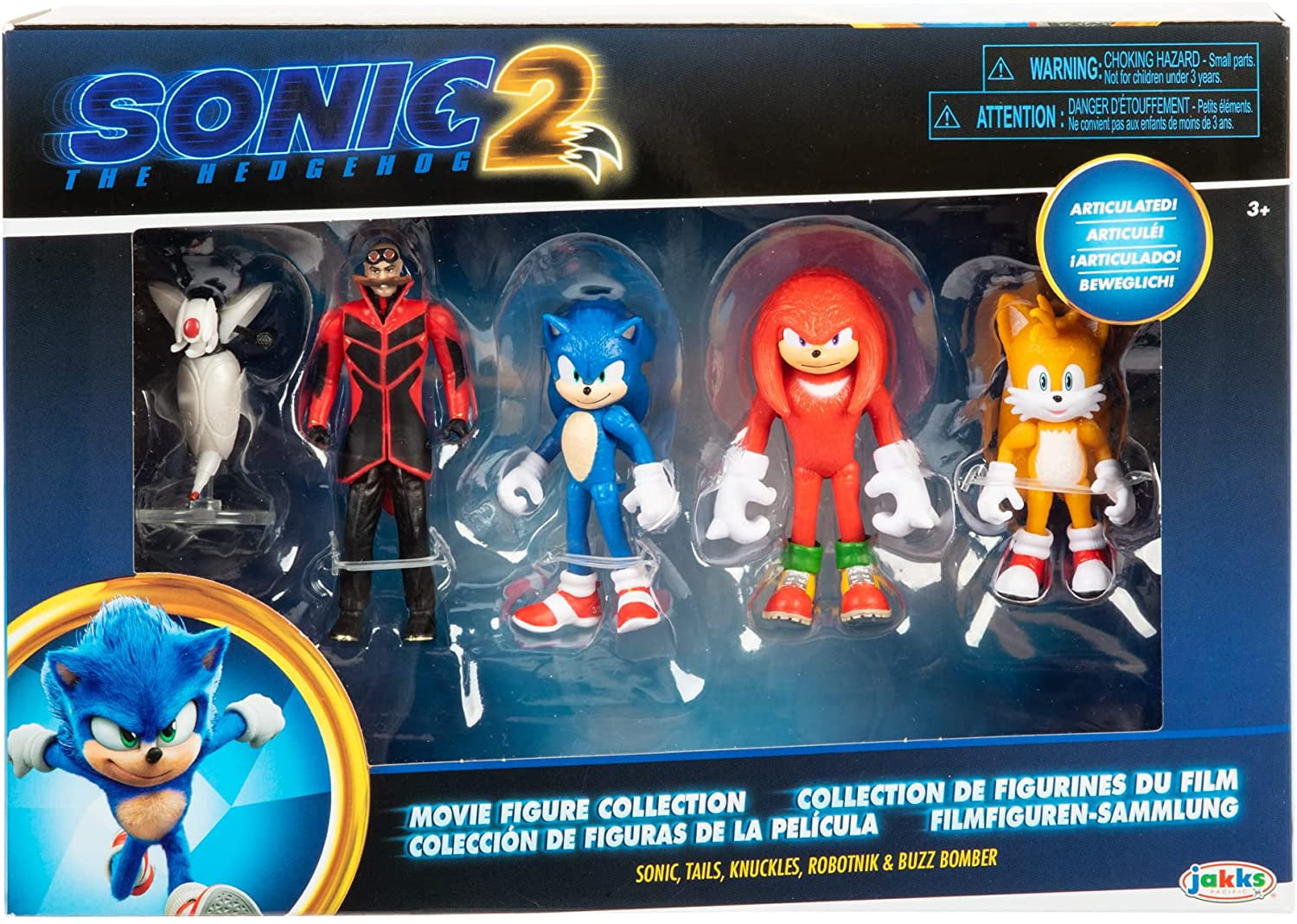 Boneco Colecionável Action Figure Robotnik- Sonic: O Filme 2 e