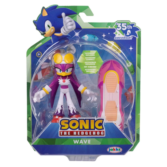 Sonic 4inch Articulated Modern Wave the Swallow Figure with Board