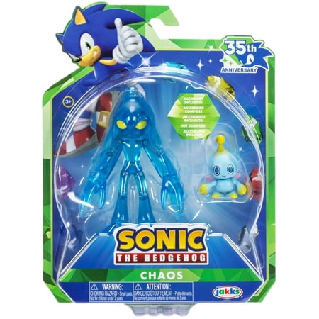 Sonic The Hedgehog 35th Anniversary Chaos Action Figure (with Chao)