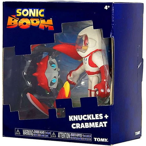 Sonic The Hedgehog Sonic Boom Spacesuit Knuckles & Crabmeat Action Figure 2-Pack