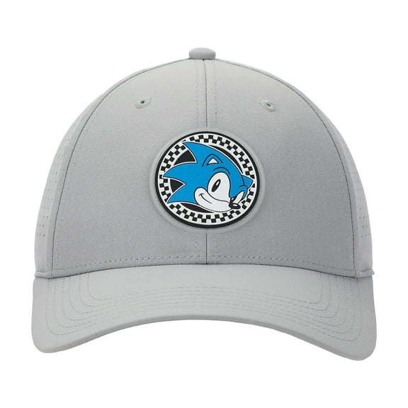 Sonic The Hedgehog Sonic Head Adult Gray Traditional Adjustable Hat
