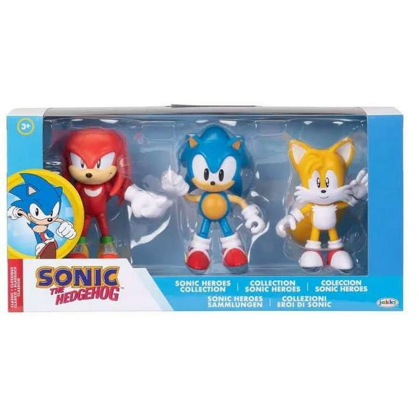 Sonic The Hedgehog Heroes Collection Knuckles, Sonic & Tails Action ...