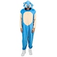 thumbnail image 1 of Sonic The Hedgehog Sonic Adult Hooded Kigurumi Onesie Costume Union Suit-Large, 1 of 5