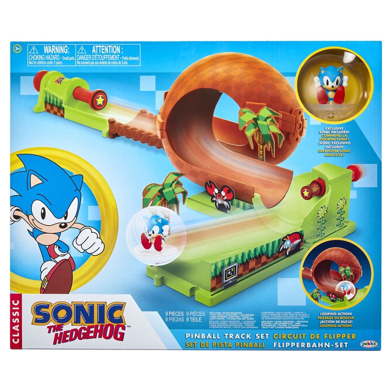 Sonic The Hedgehog - Sonic Pinball Set With Exclusive Sonic Sphere 