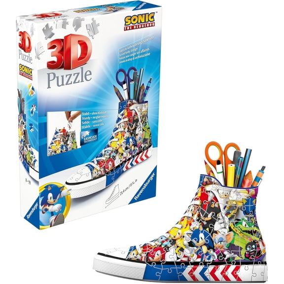 Sonic The Hedgehog Sonic Sneaker 3D Puzzle