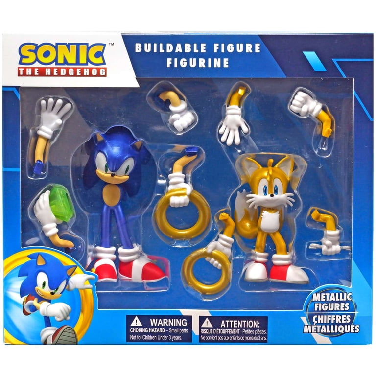 SONIC ACTION FIGURE METALLIC SONIC/TAILS - Walmart.com