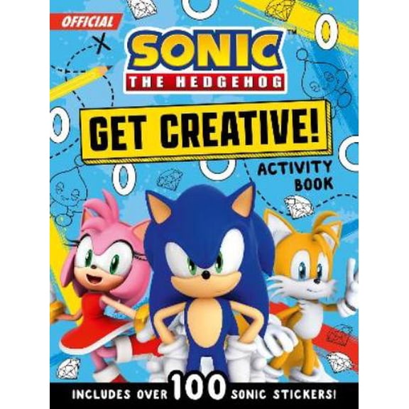 Sonic The Hedgehog Sonic The Hedgehog Get Creative! Sticker Activity Book (Paperback)