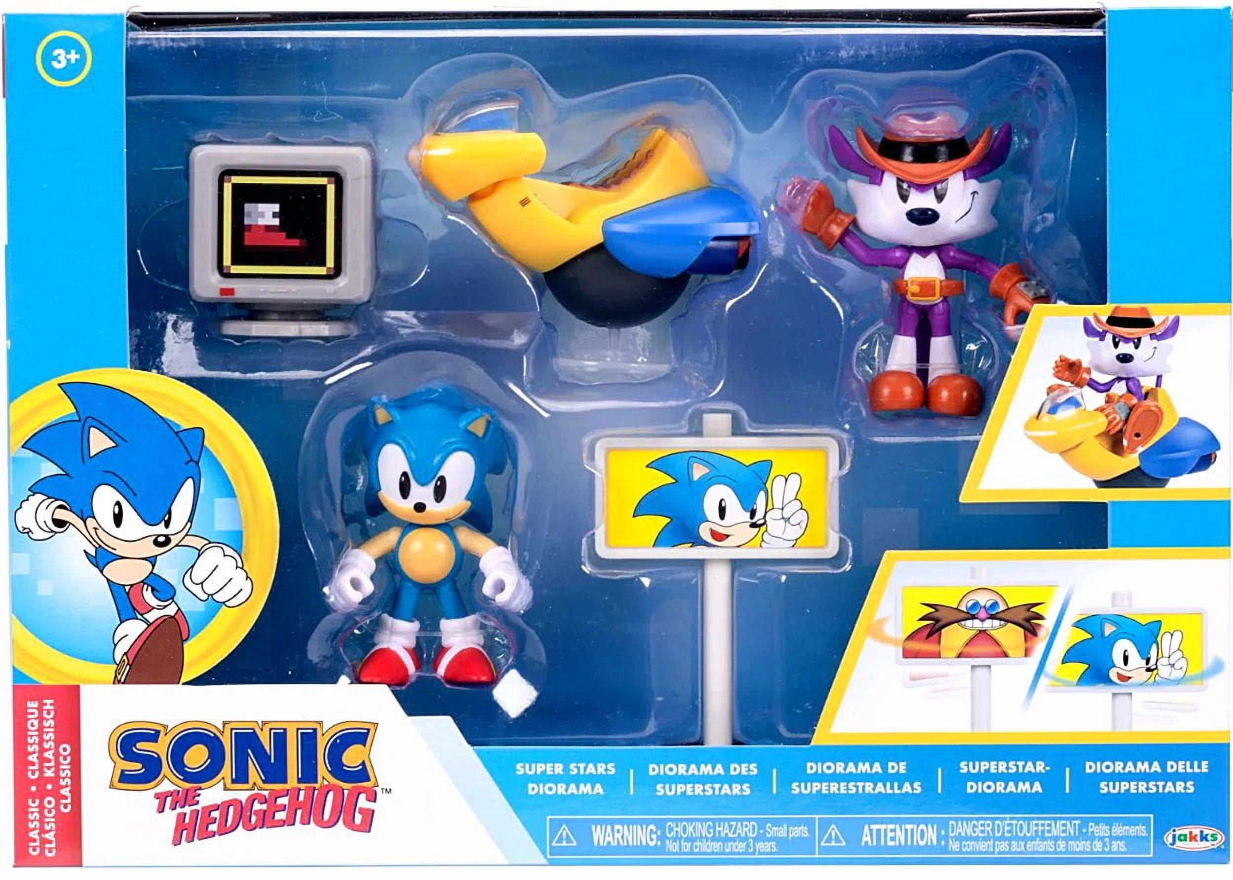 Sonic The Hedgehog Sonic Vs Fang Diorama Playset (Super Stars